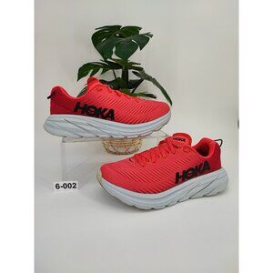 Hoka One One Women's Rincon 3 Red Running Training Shoes Sneakers Size 6.5B US